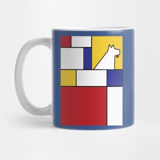 Mondrian Good Boy Mug